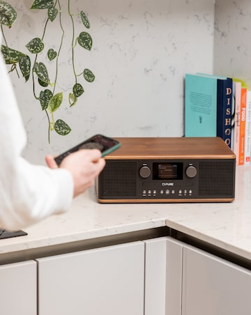 Pure Classic C D6 CD Player & Digital Radio Black/Walnut