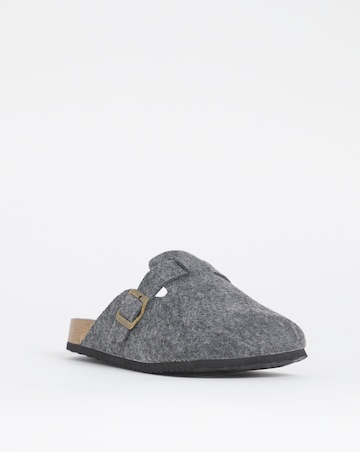 Felt Mule Slipper Wide