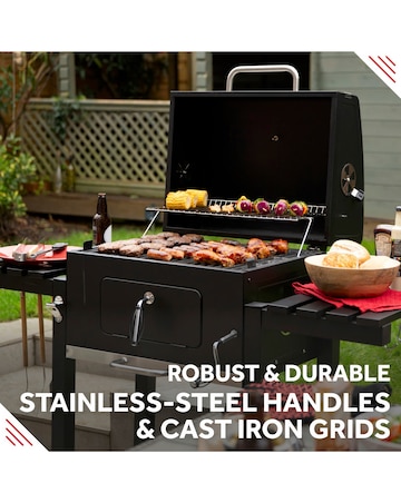 George Foreman XL Smoker Charcoal BBQ