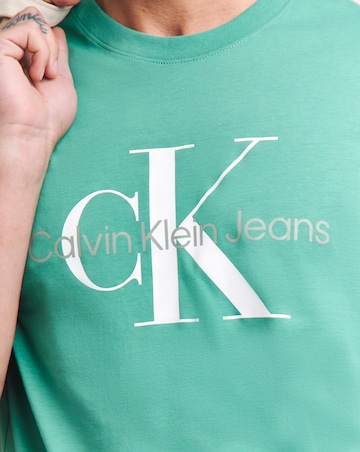Calvin Klein Jeans Large Logo Green T-shirt