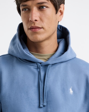 Polo Ralph Lauren Logo Back Fleece Hoodie - Capri Blue