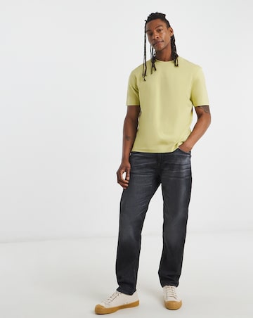 BOSS Short Sleeve Relax Fit Logo T-Shirt - Yellow