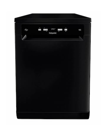 Hotpoint HFC3C26WCBUK Full Size Dishwasher - 14 Place Settings - Black