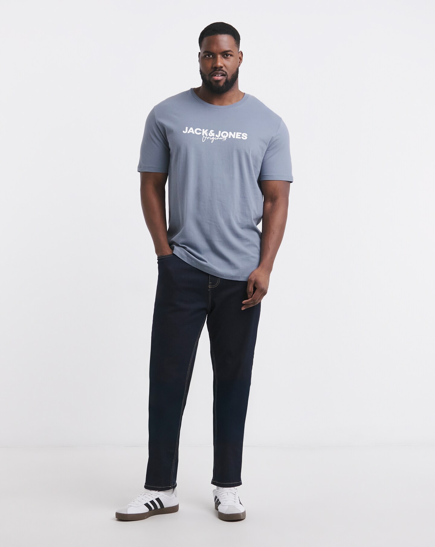 JACK & JONES Maglietta Uomo JPRBLAAPOH Graphic Tee - Girocollo, Manica Corta, Taglio Largo, Stampa Distintiva