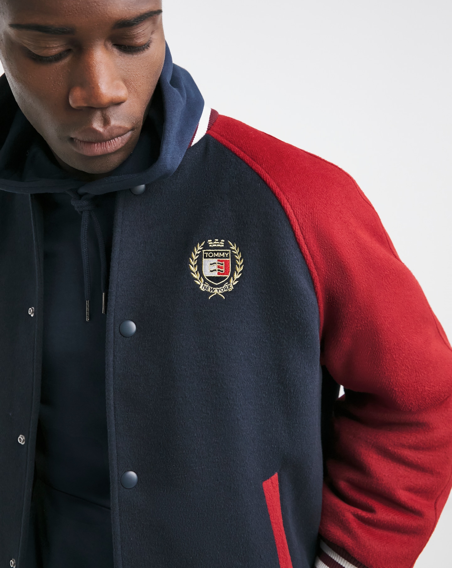 Tommy Jeans Wool Crest Bomber Jacamo