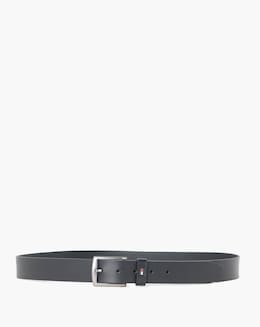 Tommy Hilfiger Denton Leather Belt - Black