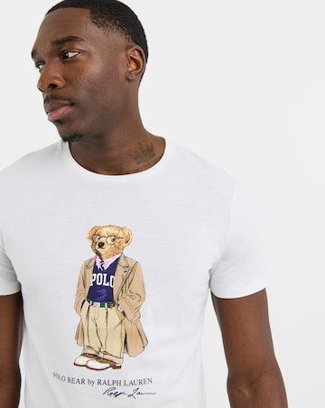 Polo Ralph Lauren Short Sleeve Bear Graphic T-Shirt - White