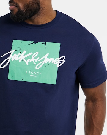 Jack & Jones Tiley Logo T-Shirt 3 Pack - Multi