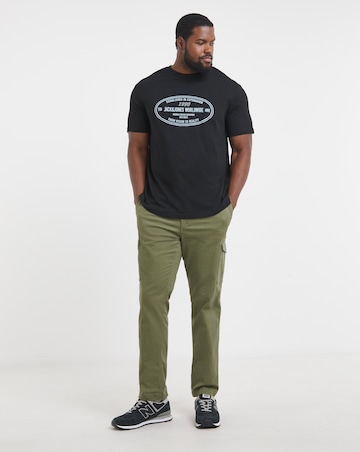 Jack & Jones York Logo T-Shirt - Black