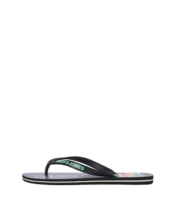 Jack & Jones Palm Print Flip Flop - Navy