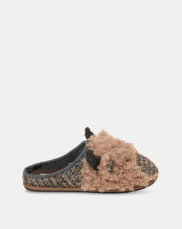 FatFace Hamish Cow Slipper - Brown