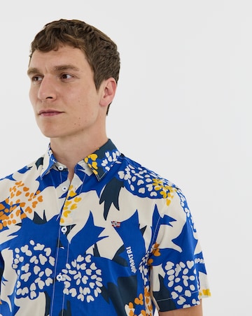 Napapijri Ronge Printed Shirt - Blue Multi