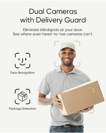 Eufy E340 2K Dual Video Doorbell with Chime