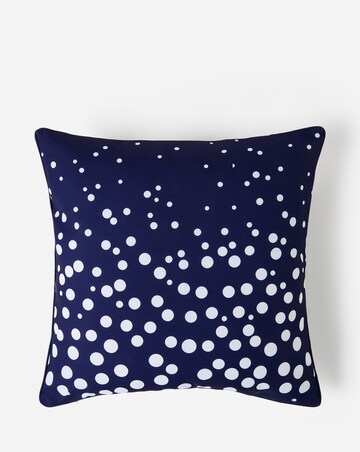 Joanna Hope Ascott Outdoor Cushion with Spotted Reverse