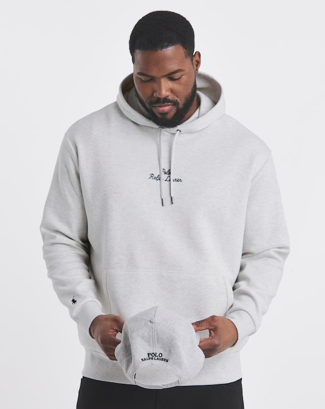 Polo Ralph Lauren Script Logo Hoodie - Heather
