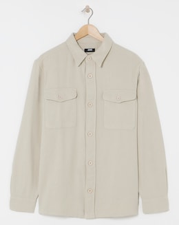 Double Pocket Heavy Brushed Flannel Shirt