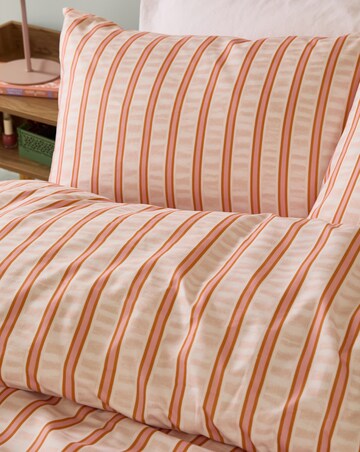 Hettie Soft Touch Striped Duvet Cover Set