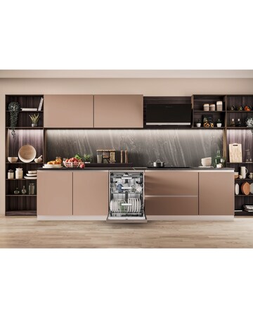 Hotpoint Maxi Space H7F HP43 X UK Full Size Dishwasher 15 Place Settings Silver