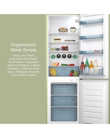 Swan SR11020GNE Retro 60/40 Fridge Freezer - Green