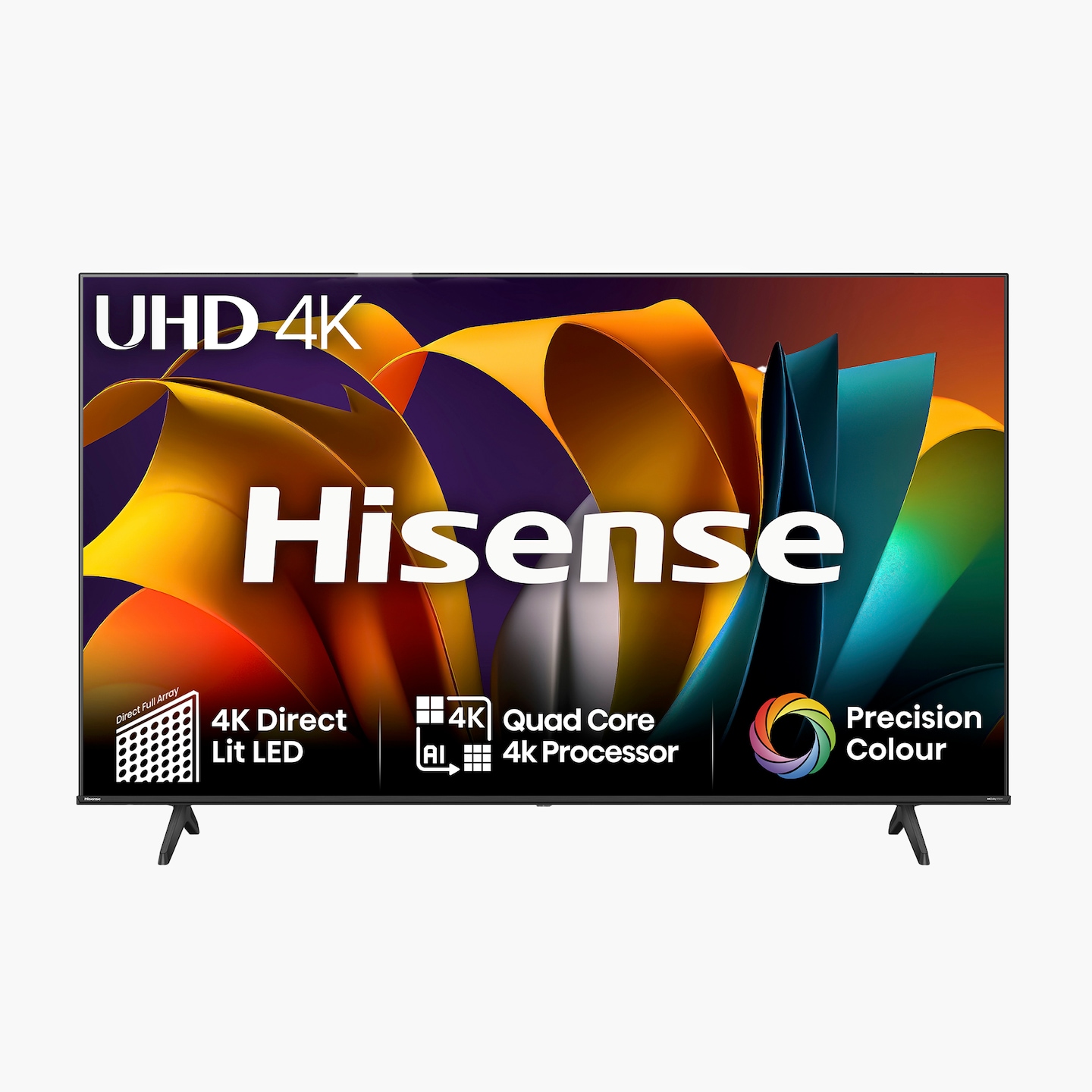 HISENSE 50" QLED 4K Smart AI TV pictured.