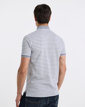 Polo Ralph Lauren Short Sleeve Stripe Polo - Navy/White