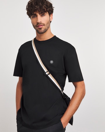 BOSS Short Sleeve BB Metallic Logo Black T-shirt