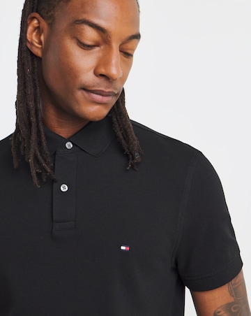 Tommy Hilfiger Short Sleeve 1985 Regular Fit Polo - Black