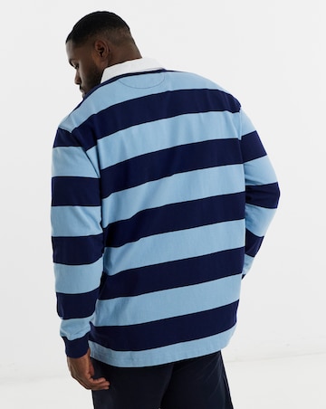 Polo Ralph Lauren Stripe Rugby Shirt - Navy/Blue