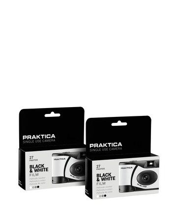 PRAKTICA Disposable Camera - Black & White - Pack of 2