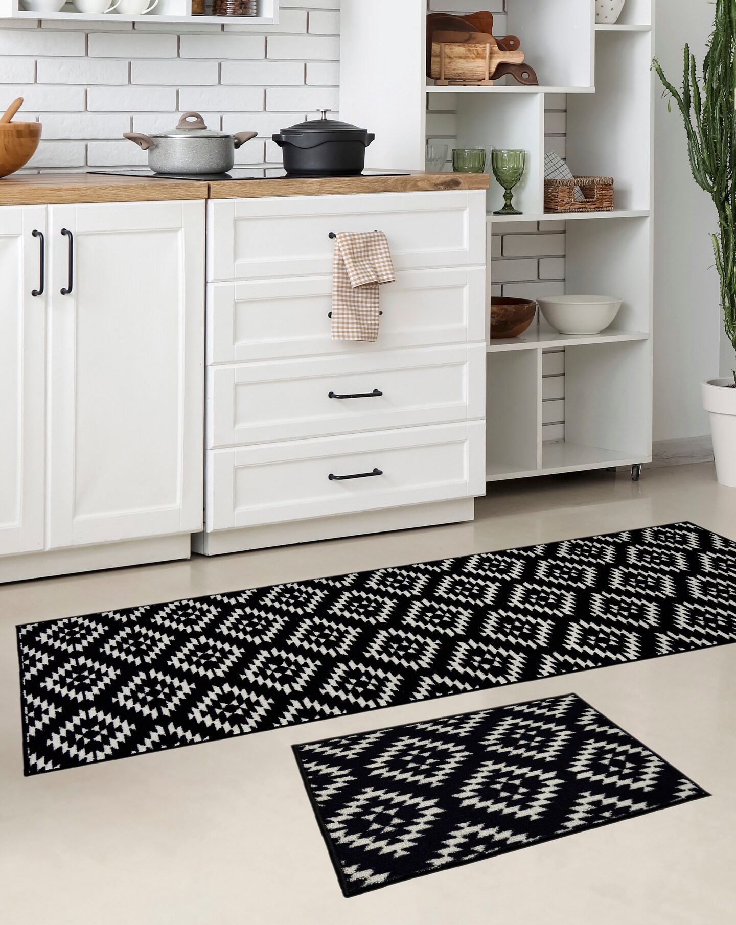 Aztec Runner & Doormat Set