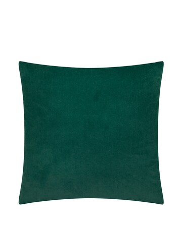 Paoletti Evoke Cut Velvet Large Cushion Cover - Emerald