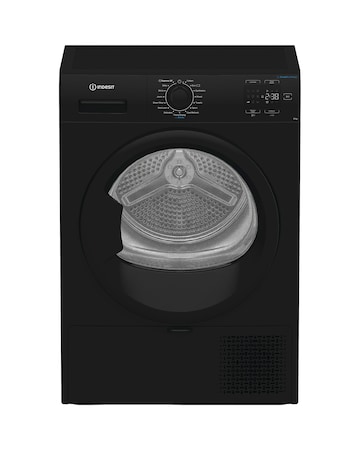 Indesit C YSD 82D BB UK 8kg Heat Pump Tumble Dryer Black + Install