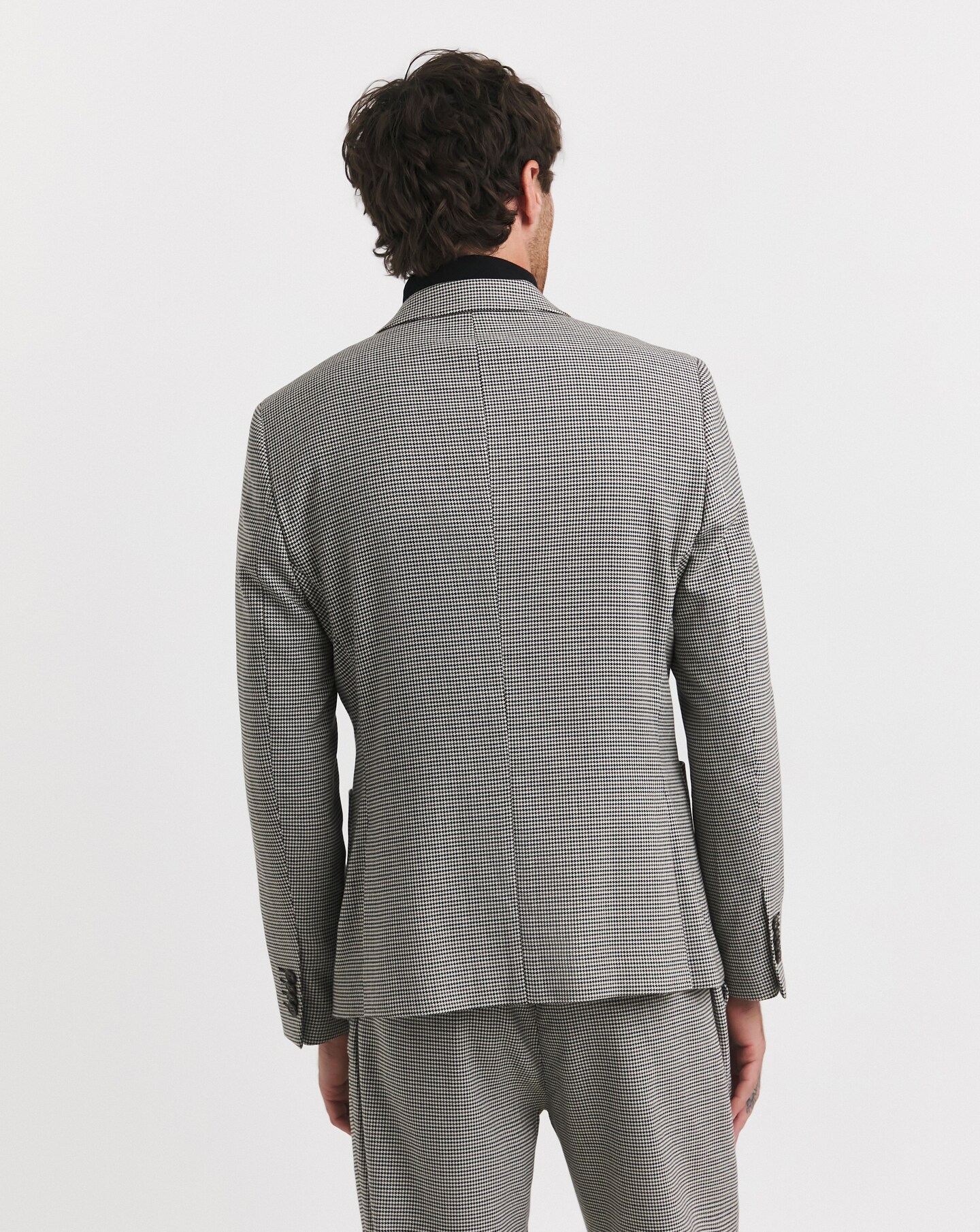 Double Breasted Puppytooth Blazer | Jacamo