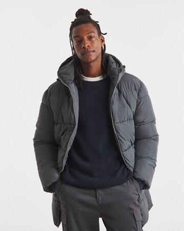 Grey Puffer Jacket