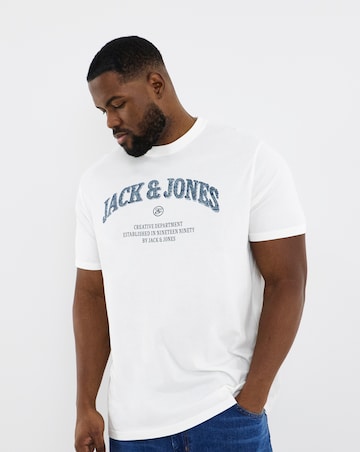 Jack & Jones Denver Logo T-Shirt - White