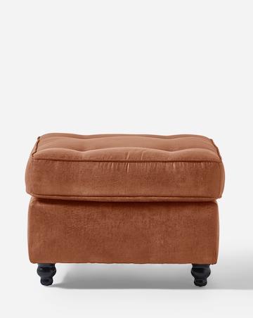 Oakland Faux Leather Footstool