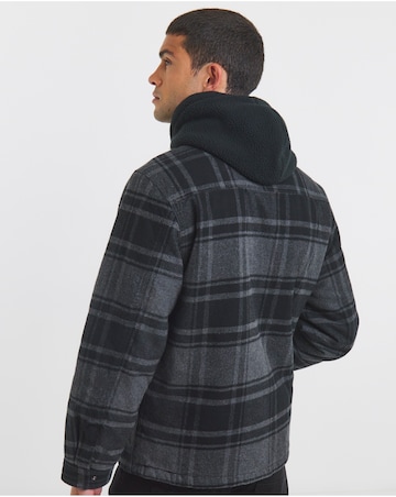 VANS Piedmont Hooded Plaid Shacket
