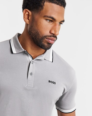 BOSS Short Sleeve Classic Paddy Polo - Grey