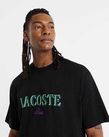 Lacoste Short Sleeve Logo T-Shirt - Black