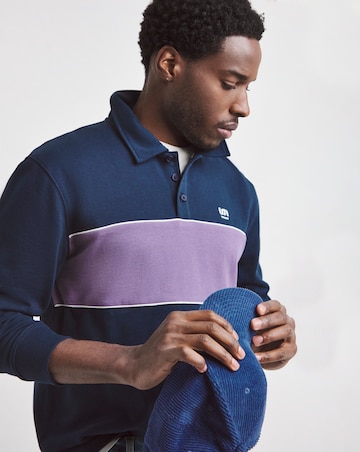 Union Relaxed Rugby Sweatshirt - Navy