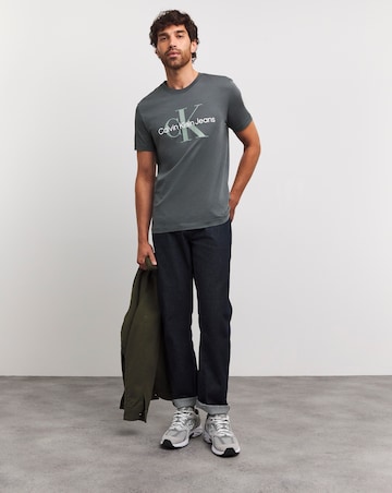 Calvin Klein Jeans Large Logo Grey T-shirt