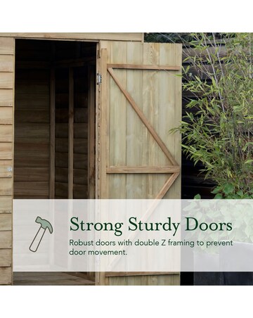 4LIFE Apex Shed 4x6 - Single Door - 1 Window (Home Delivery)