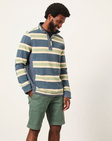 FatFace All Over Stripe Airlie Sweatshirt (Regular & Tall) - Blue Multi