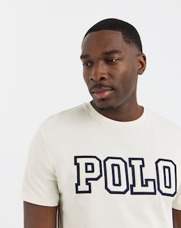 Polo Ralph Lauren Short Sleeve Logo T-Shirt - Cream