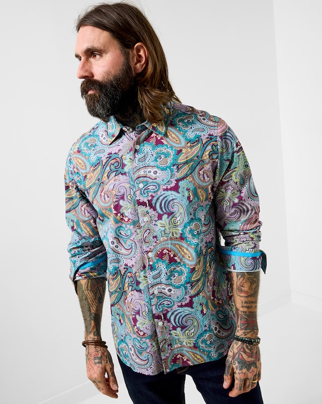 Joe Browns Brilliant Bold Paisley Shirt - Multi