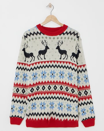 Christmas Fairisle Relaxed Fit Jumper