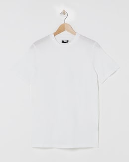 Supima  Crew Neck T-Shirt- White