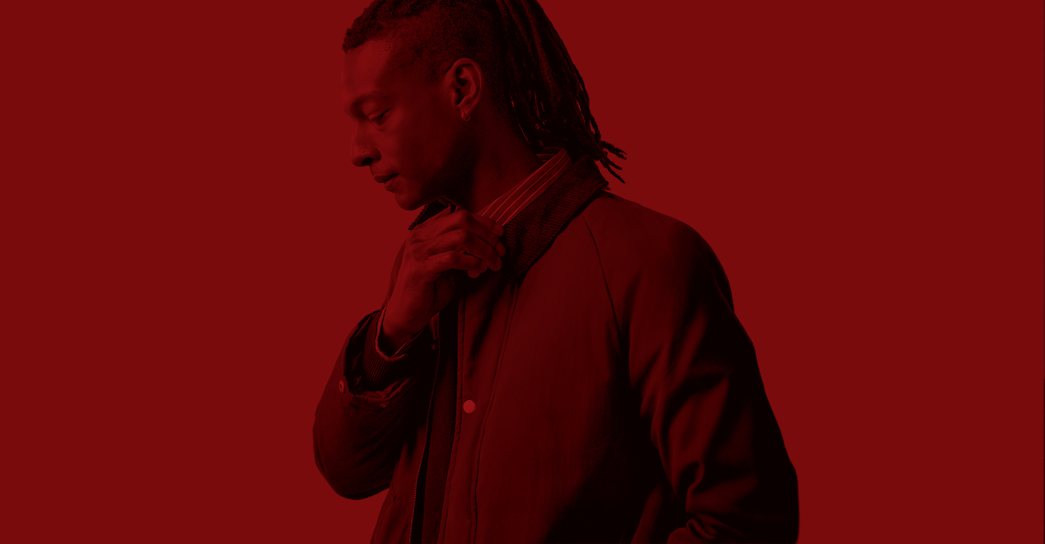 The Winter Sale up to 50% Off* Model wears Cord Collar Wadded Jacket