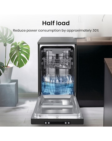 Hisense HS523E15BUK Slimline 10 Place Settings Dishwasher - Black