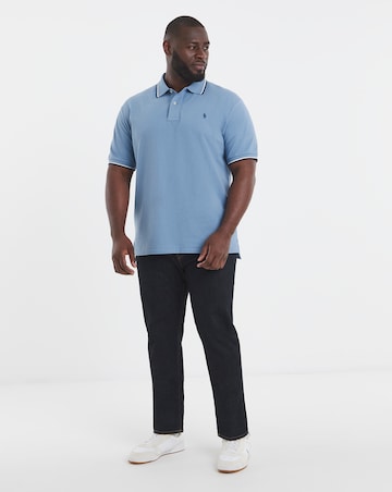 Polo Ralph Lauren Short Sleeve Tipped Polo -Blue
